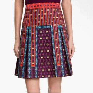 Nanette Lepore for Antrhopologie Colorful Patterned Women's Skirt
